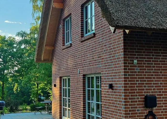 Reetdachhaus In Der Bremer Schweiz Tatil Evi *